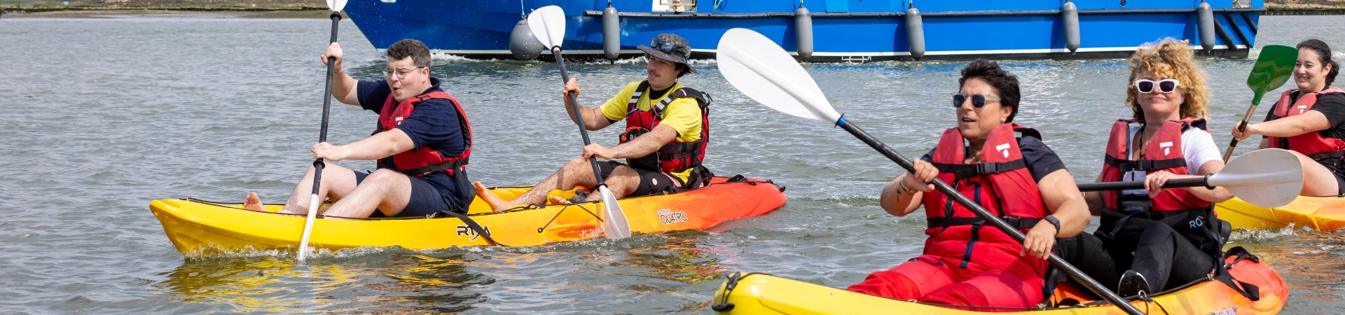 sortie à thème kayak